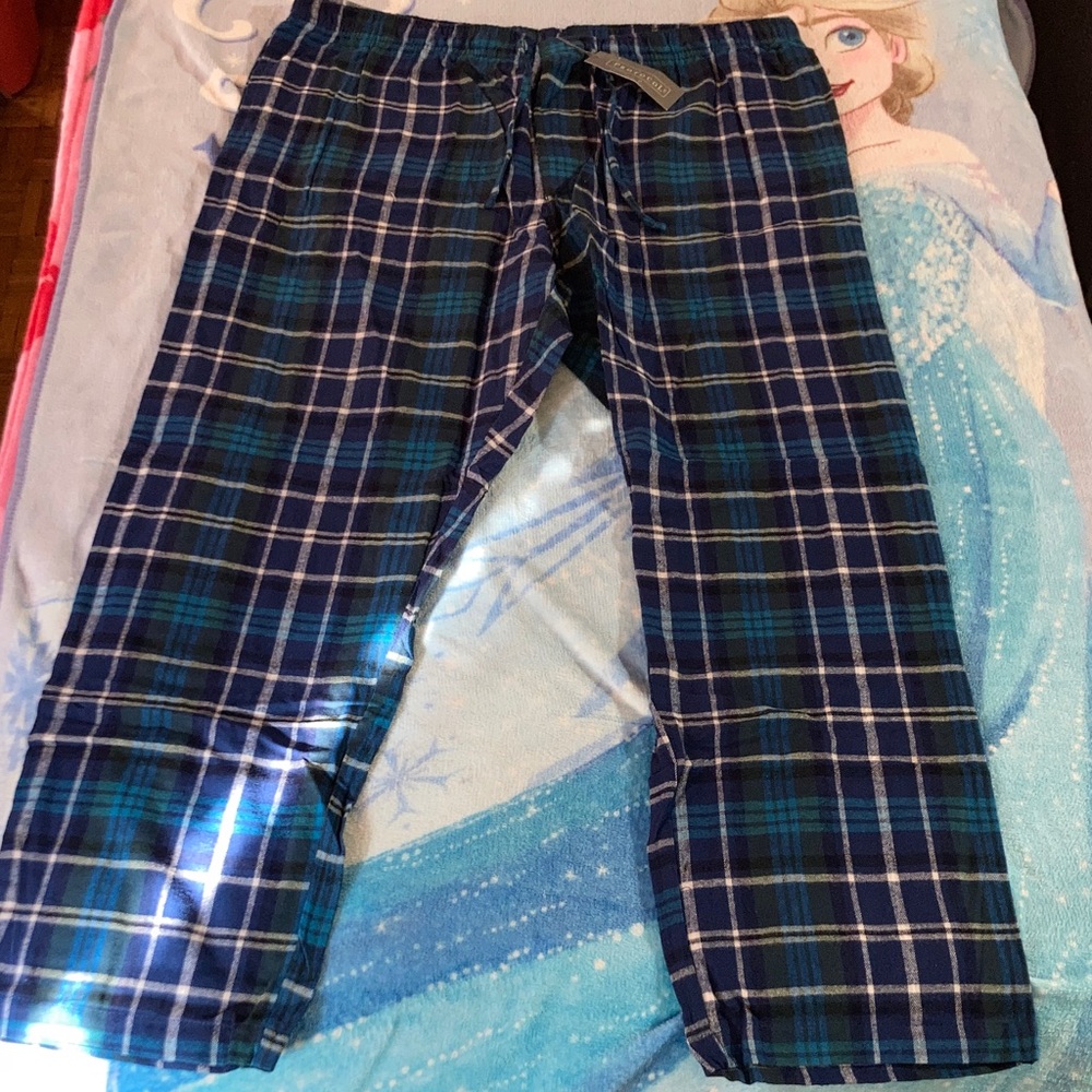 Protocol Green and Blue Plaid Pajamas